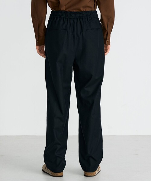 EDITION（エディション）の「Super120's カレッジフラノ イージーパンツ（その他パンツ・メンズ・ブラック・M/S）」の5枚目の写真