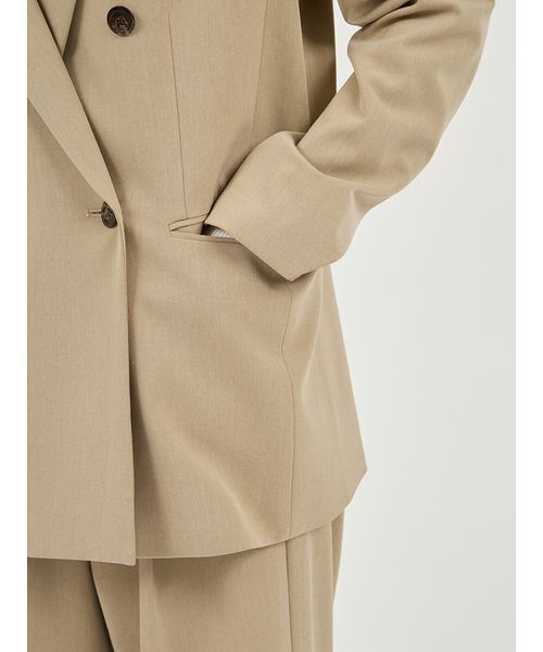 emmi（エミ）の「【セットアップ対応】ダブルブレストテーラードジャケット（テーラードジャケット・レディース・オリーブ/グレー・0/1）」の10枚目の写真