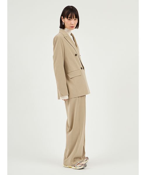 emmi（エミ）の「【セットアップ対応】ダブルブレストテーラードジャケット（テーラードジャケット・レディース・オリーブ/グレー・0/1）」の14枚目の写真