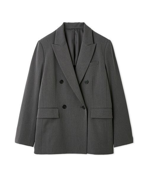 emmi（エミ）の「【セットアップ対応】ダブルブレストテーラードジャケット（テーラードジャケット・レディース・オリーブ/グレー・0/1）」の19枚目の写真