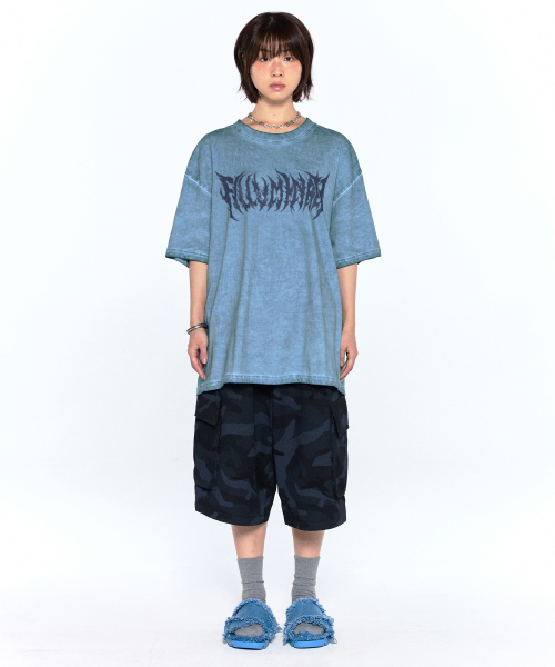 F.ILLUMINATE(フィルミネイト)の「ゴスロゴピグメントTシャツ-ワイン(Tシャツ/カットソー・レディース・その他・SMALL/MEDIUM/LARGE)」の5枚目の写真