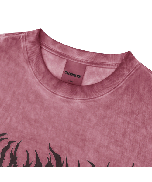 F.ILLUMINATE(フィルミネイト)の「ゴスロゴピグメントTシャツ-ワイン(Tシャツ/カットソー・レディース・その他・SMALL/MEDIUM/LARGE)」の8枚目の写真