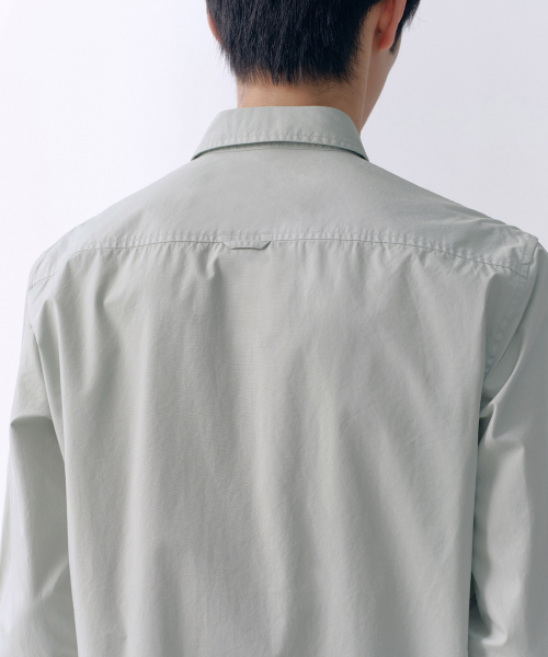 MUSINSA STANDARD（ムシンサスタンダード）の「ベーシックウォッシュドポプリンシャツ[ダスティミント]（シャツ/ブラウス・メンズ・その他・SMALL/MEDIUM/LARGE/X-LARGE/XX-LARGE）」の4枚目の写真