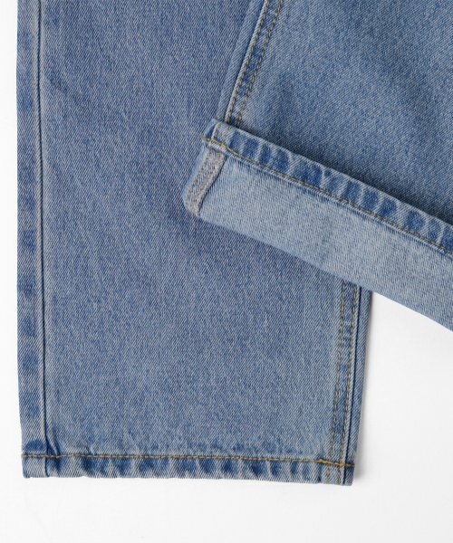 TOFFEE(トフィー)の「GL ワイドデニムパンツ (ライトブルー)(デニムパンツ・メンズ・その他・SMALL/MEDIUM/LARGE/X-LARGE/X-SMALL)」の4枚目の写真