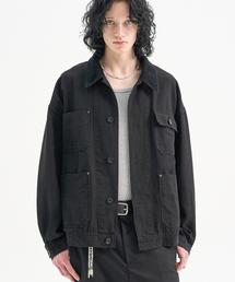 TRIP LE SENS（トリップ ル センス）の「キャンバスコットンワークジャケット_ブラック（デニムジャケット）」