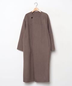 TODAYFUL/トゥデイフル】ストールウールコート（ノーカラーコート
