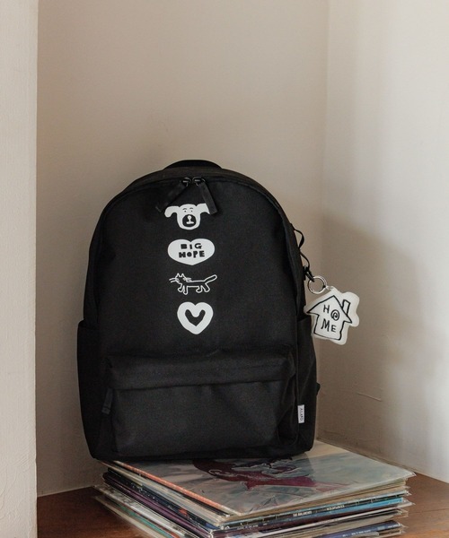 ALAND（エーランド）の「【UNISEX】 ALAND×INAPSQUARE／デイパック（バックパック/リュック・レディース・ブラック・FREE）」の4枚目の写真