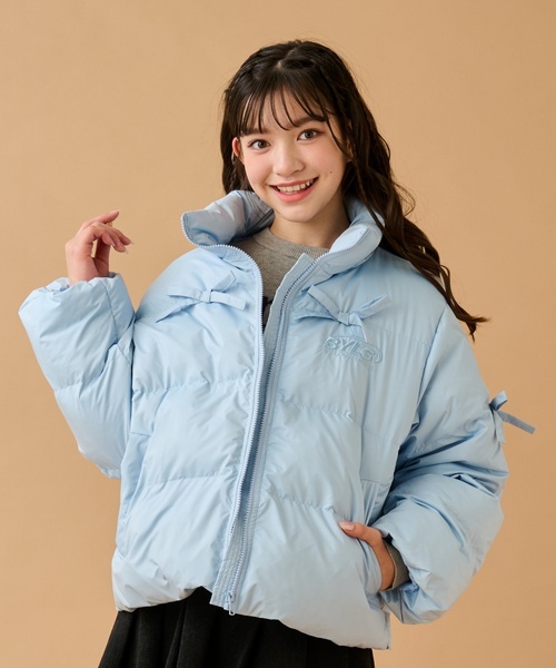 セール】リボンタフタフェイクダウンJK（ダウンジャケット/コート