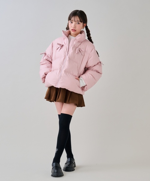 セール】リボンタフタフェイクダウンJK（ダウンジャケット/コート