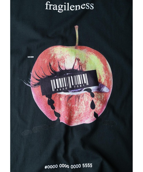 SHAREEF（シャリーフ）の「"APPLE" BIG SWEAT（スウェット・メンズ・ダークグリーン/ブラック/グレー・2/1/3）」の5枚目の写真