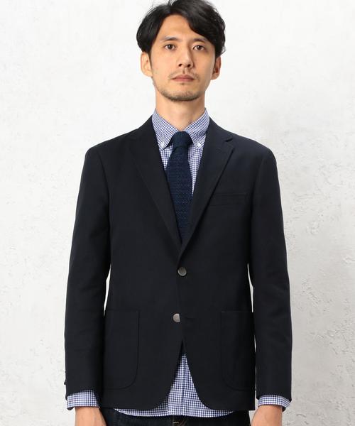 green label relaxing(グリーンレーベルリラクシング)の「KT T/C HOPSACK ブレザー◆(テーラードジャケット・メンズ・グレー/ネイビー/ロイヤルブルー・X-SMALL/X-LARGE/MEDIUM/LARGE/SMALL)」の5枚目の写真