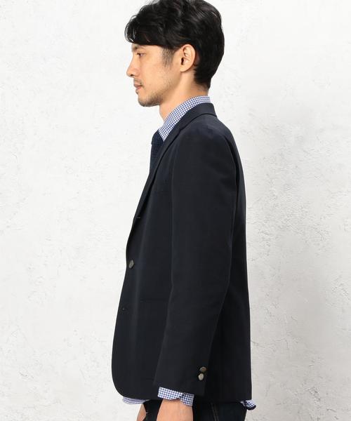 green label relaxing(グリーンレーベルリラクシング)の「KT T/C HOPSACK ブレザー◆(テーラードジャケット・メンズ・グレー/ネイビー/ロイヤルブルー・X-SMALL/X-LARGE/MEDIUM/LARGE/SMALL)」の6枚目の写真