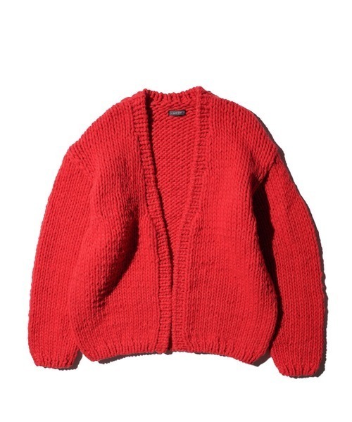 THRIFTY LOOK(スリフティールック)の「THRIFTY LOOK スリフティルック / HAND KNITTING CARDIGAN ペルー ハンドニット(カーディガン/ボレロ・メンズ・パープル/ブルー/ブラック/レッド/ホワイト・ONE SIZE)」の5枚目の写真