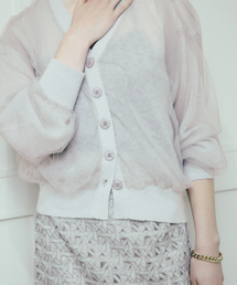 La TOTALITE | アルパカブレンドチュールカーディガン(カーディガン/ボレロ)