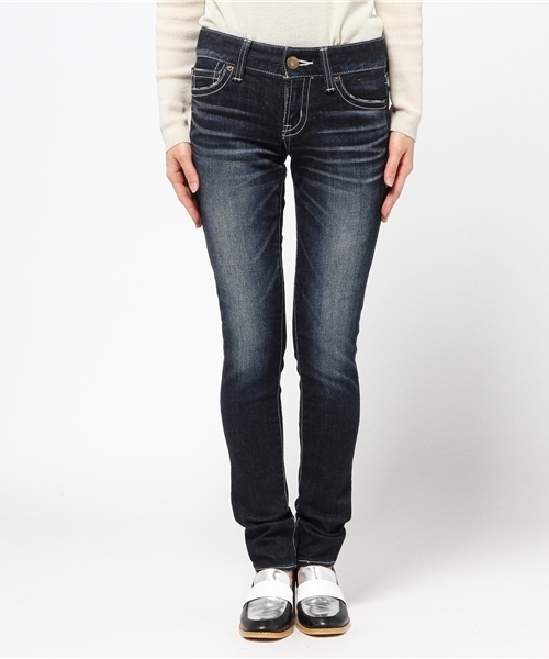 MOUSSY(マウジー)の「Orignal Skinny(デニムパンツ・レディース・ダークブルー/ブルー・26inch/25inch/23inch/24inch/27inch)」の7枚目の写真