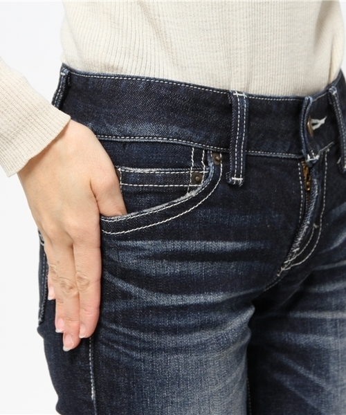 MOUSSY(マウジー)の「Orignal Skinny(デニムパンツ・レディース・ダークブルー/ブルー・26inch/25inch/23inch/24inch/27inch)」の12枚目の写真