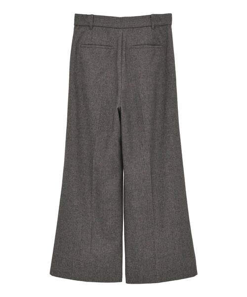 YECCA VECCA（イェッカヴェッカ）の「【尾崎紗代子×YECCA VECCA】ツイードストレートパンツ（その他パンツ・レディース・ブラウン/チャコールグレー・M/S）」の14枚目の写真