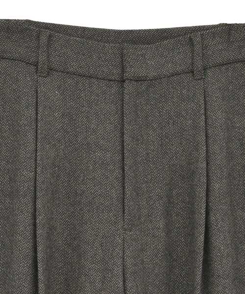 YECCA VECCA（イェッカヴェッカ）の「【尾崎紗代子×YECCA VECCA】ツイードストレートパンツ（その他パンツ・レディース・ブラウン/チャコールグレー・M/S）」の15枚目の写真
