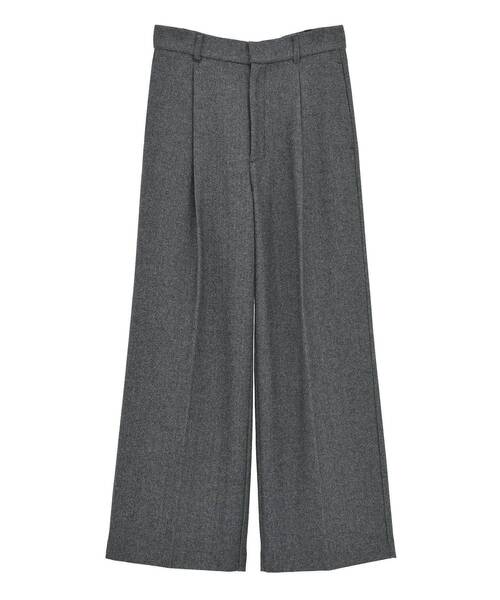 YECCA VECCA（イェッカヴェッカ）の「【尾崎紗代子×YECCA VECCA】ツイードストレートパンツ（その他パンツ・レディース・ブラウン/チャコールグレー・M/S）」の21枚目の写真