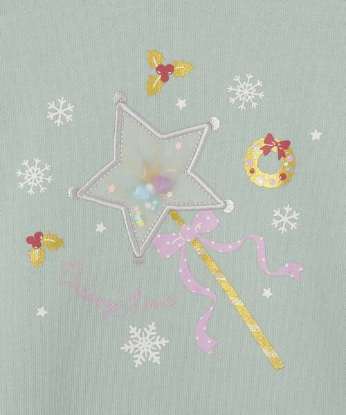 SHOO・LA・RUE（シューラルー）の「【100-150cm】オーガンジーモチーフスウェット（スウェット・キッズ・グリーン系/アイボリー/サックスブルー/パープル・15 /14/10/11/13/12）」の12枚目の写真