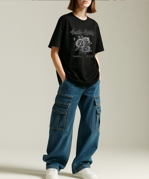 MONSTER REPUBLIC(モンスターリパブリック)の「プロゼンローズグレーTシャツブラック_8156(Tシャツ/カットソー・レディース・その他・SMALL/MEDIUM/LARGE/X-LARGE)」の5枚目の写真