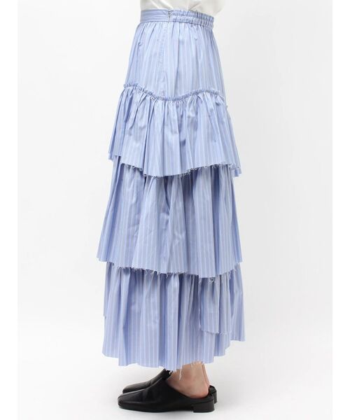 Ungrid（アングリッド）の「カットオフデザインラッフルスカート（スカート・レディース・その他1/オフホワイト/ブラック・FREE）」の18枚目の写真