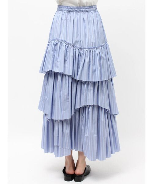 Ungrid（アングリッド）の「カットオフデザインラッフルスカート（スカート・レディース・その他1/オフホワイト/ブラック・FREE）」の19枚目の写真