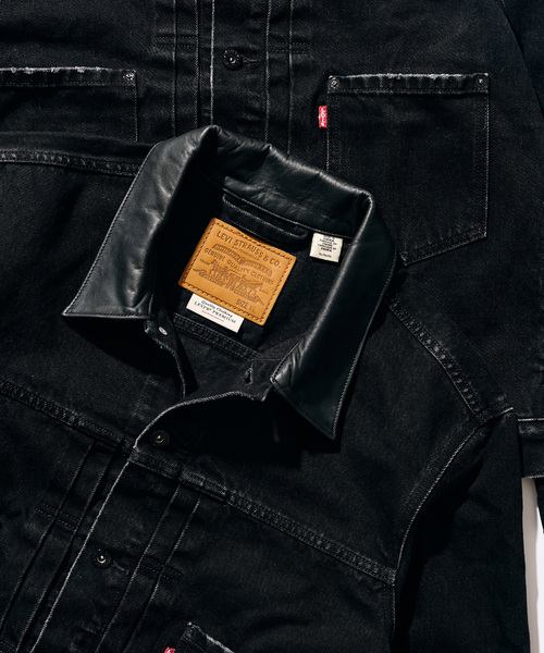 Levi's(リーバイス)の「Levi’s(リーバイス) 別注 2nd Type トラッカー ジャケット(デニムジャケット・メンズ・ブラック・X-SMALL/SMALL/MEDIUM/LARGE/X-LARGE/XX-LARGE)」の11枚目の写真