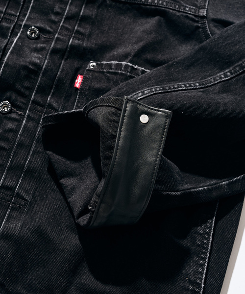 Levi's(リーバイス)の「Levi’s(リーバイス) 別注 2nd Type トラッカー ジャケット(デニムジャケット・メンズ・ブラック・X-SMALL/SMALL/MEDIUM/LARGE/X-LARGE/XX-LARGE)」の12枚目の写真