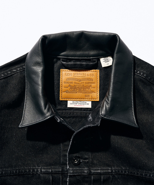 Levi's(リーバイス)の「Levi’s(リーバイス) 別注 2nd Type トラッカー ジャケット(デニムジャケット・メンズ・ブラック・X-SMALL/SMALL/MEDIUM/LARGE/X-LARGE/XX-LARGE)」の14枚目の写真