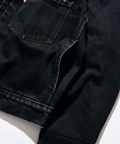 Levi's(リーバイス)の「Levi’s(リーバイス) 別注 2nd Type トラッカー ジャケット(デニムジャケット・メンズ・ブラック・X-SMALL/SMALL/MEDIUM/LARGE/X-LARGE/XX-LARGE)」の17枚目の写真