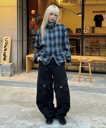 IDWS（アイドンワナセル）の「Linchpin Shirt Jacket Blue（その他アウター）」