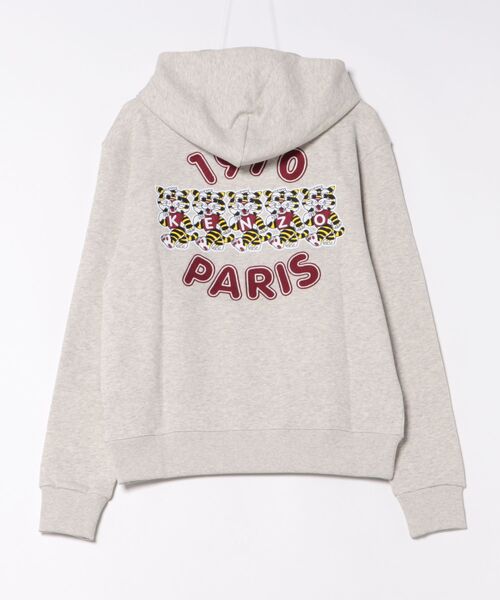 KENZO(ケンゾー)の「'KENZO Wild Tiger' エンブロイダリー フーディー イン コットン(パーカー・メンズ・グレー系その他・LARGE/MEDIUM/SMALL)」の8枚目の写真