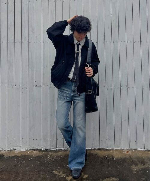 COSTUME O’CLOCK(コスチュームオクロック)の「コットンカーブドウォッシュドブルゾンジャケットブラック COOSJK042BLACK(ブルゾン・メンズ・その他・LARGE/SMALL/MEDIUM)」の6枚目の写真