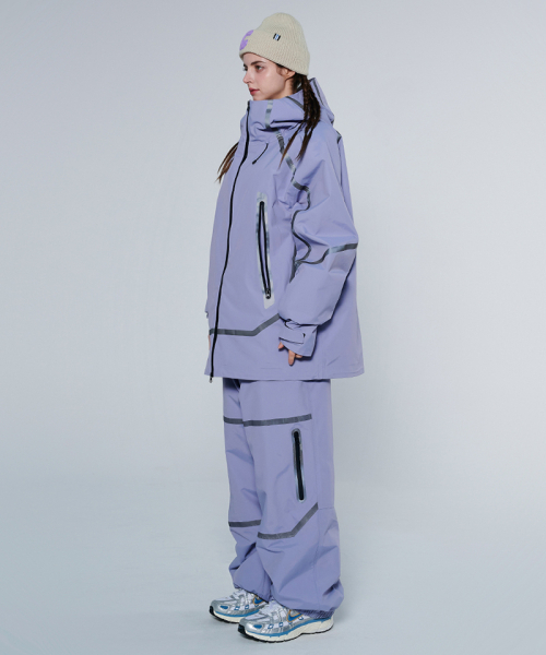 DOLL OUTERWEAR（ドラ アウターウェア）の「[DOLL x DUMDIDUM] 2425 ベガジャケット&パンツ ボードウェアセット ライトパープル 男女共用（セットアップ・レディース・その他・SMALL/MEDIUM/LARGE/X-LARGE）」の11枚目の写真
