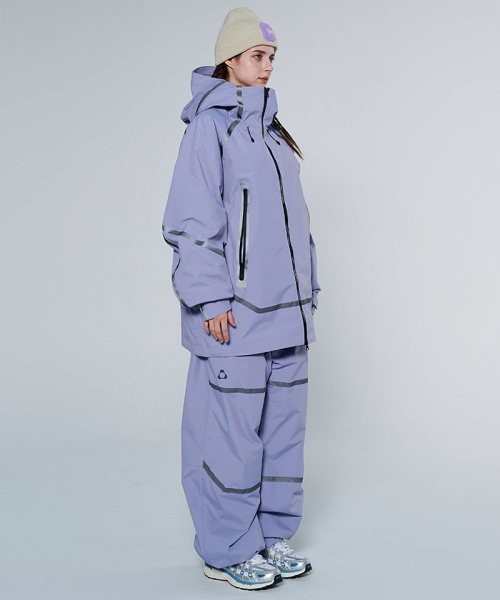 DOLL OUTERWEAR（ドラ アウターウェア）の「[DOLL x DUMDIDUM] 2425 ベガジャケット&パンツ ボードウェアセット ライトパープル 男女共用（セットアップ・レディース・その他・SMALL/MEDIUM/LARGE/X-LARGE）」の5枚目の写真