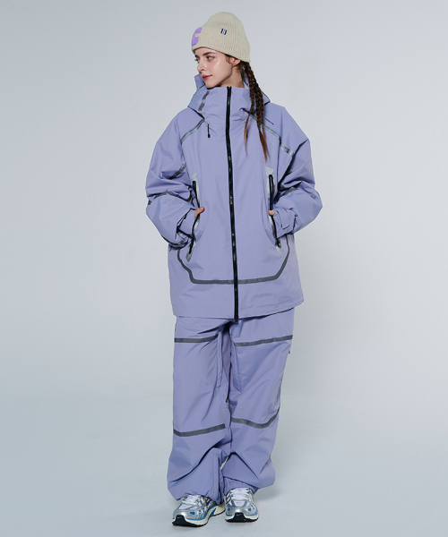 DOLL OUTERWEAR（ドラ アウターウェア）の「[DOLL x DUMDIDUM] 2425 ベガジャケット&パンツ ボードウェアセット ライトパープル 男女共用（セットアップ・レディース・その他・SMALL/MEDIUM/LARGE/X-LARGE）」の7枚目の写真
