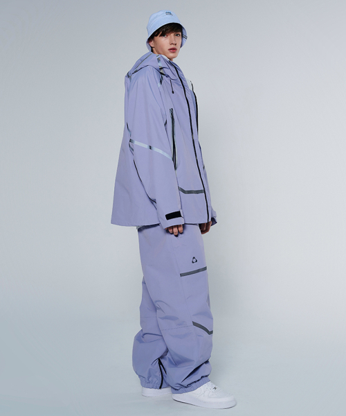 DOLL OUTERWEAR（ドラ アウターウェア）の「[DOLL x DUMDIDUM] 2425 ベガジャケット&パンツ ボードウェアセット ライトパープル 男女共用（セットアップ・レディース・その他・SMALL/MEDIUM/LARGE/X-LARGE）」の2枚目の写真