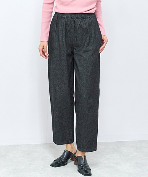 Fizz（フィズ）の「カーブデニムパンツ（デニムパンツ・レディース・ネイビー/ブルー/ブラック・L/M）」の2枚目の写真