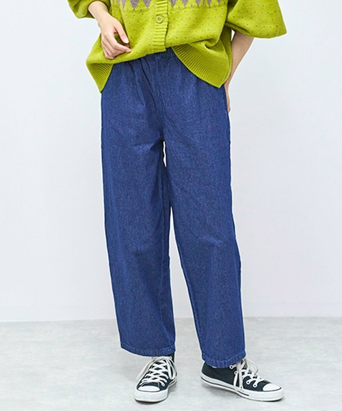 Fizz（フィズ）の「カーブデニムパンツ（デニムパンツ・レディース・ネイビー/ブルー/ブラック・L/M）」の5枚目の写真