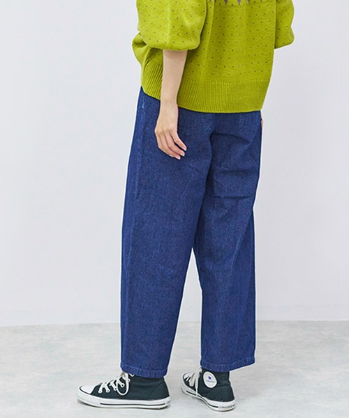 Fizz（フィズ）の「カーブデニムパンツ（デニムパンツ・レディース・ネイビー/ブルー/ブラック・L/M）」の6枚目の写真