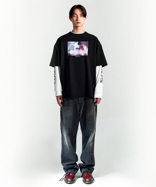 SUNDAY FRUIT MARKET（サンデーフルーツマーケット）の「SUN SYMBOL PATCH DENIM（デニムパンツ・メンズ・その他・MEDIUM/LARGE）」の8枚目の写真