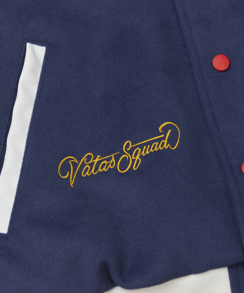 STIGMA(スティグマ)の「Classic Oversized Varsity Jacket Navy(スタジャン・メンズ・その他・MEDIUM/X-LARGE/LARGE)」の5枚目の写真