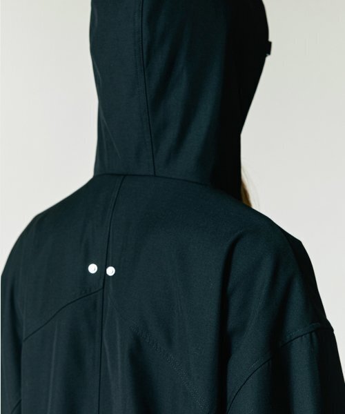 S SY(エスエスワイ)の「フロントアーチカバーフードパーカーブルゾンブラック(ブルゾン・メンズ・その他・LARGE/MEDIUM)」の2枚目の写真