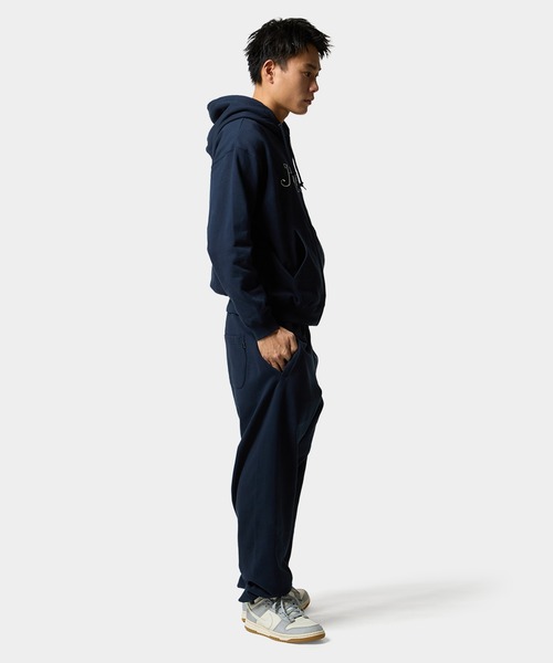 HUF(ハフ)の「MANHATTAN FULL ZIP HOODIE(パーカー・メンズ・アッシュ/ネイビー・S/M/L/XL/XXL)」の13枚目の写真