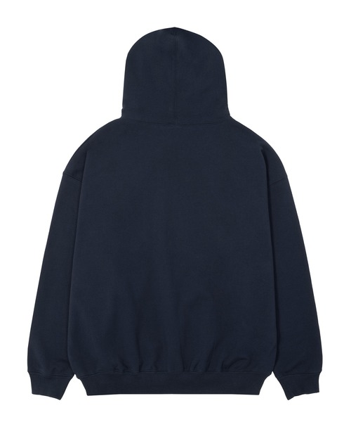 HUF(ハフ)の「MANHATTAN FULL ZIP HOODIE(パーカー・メンズ・アッシュ/ネイビー・S/M/L/XL/XXL)」の8枚目の写真