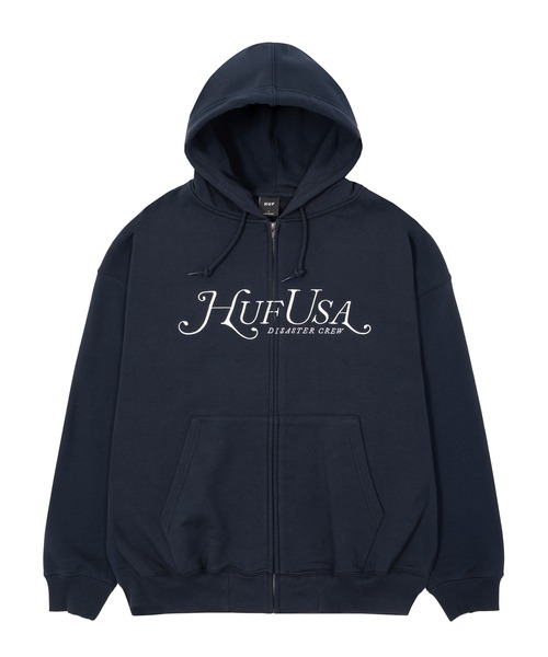 MANHATTAN FULL ZIP HOODIE（パーカー）｜HUF（ハフ）のファッション