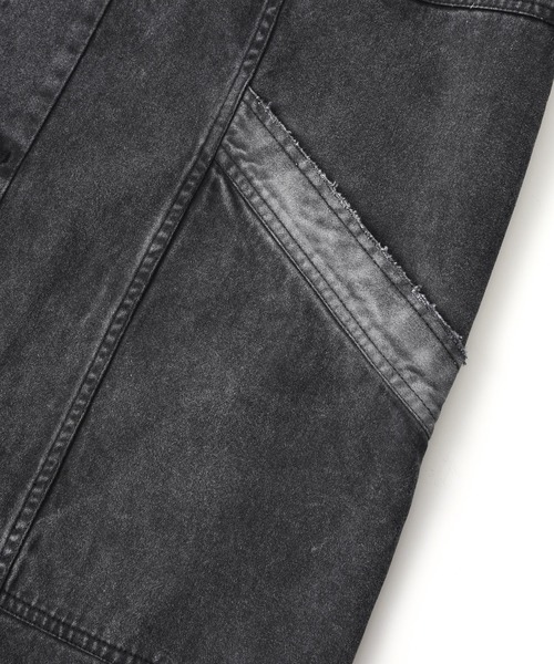 X-girl(エックスガール)の「FADED STAND COLLAR LONG COAT(トレンチコート・レディース・ブラック/ベージュ・S/M)」の17枚目の写真