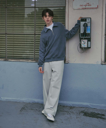 LAD EDITION（ラッドエディション）の「Pocket Stitch Wide Baker Pants_Light Grey（その他パンツ）」