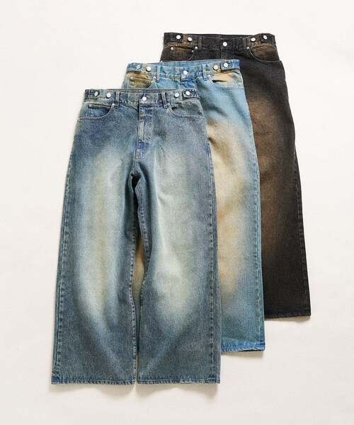 417 EDIFICE（フォーワンセブンエディフィス）の「13.5OZ 5Pデニム（デニムパンツ・メンズ・ブルー/ブラック/ライトブルー・MEDIUM/LARGE）」の7枚目の写真
